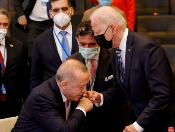 أردوغان بعد لقاء بايدن: كان لقاء مثمر جداً
